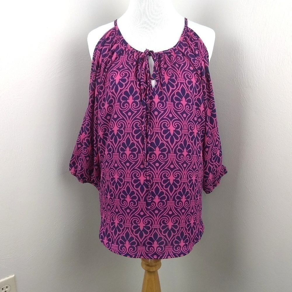 Francesca's Bird Cage shirt, sz S